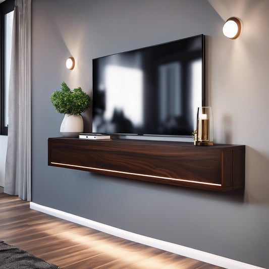 Modern Floating Console Table